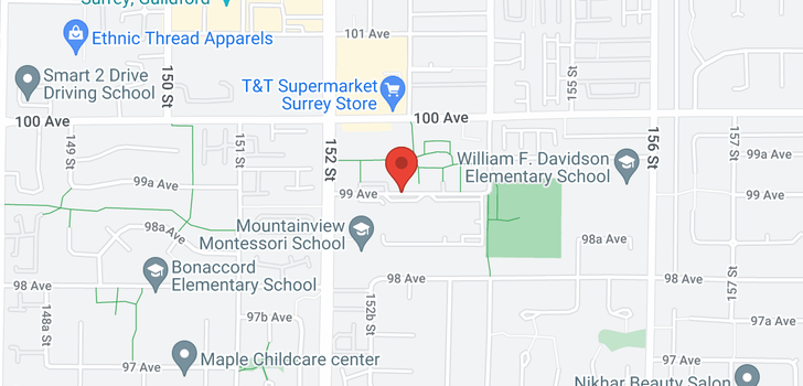 map of 311 15268 100 AVENUE